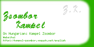 zsombor kampel business card